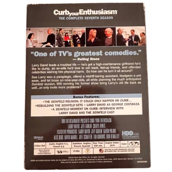 Curb Your Enthusiasm-THE COMPLETE SEVENTH SEASON 10 Episodes on Two Discs - Picture 6 of 6